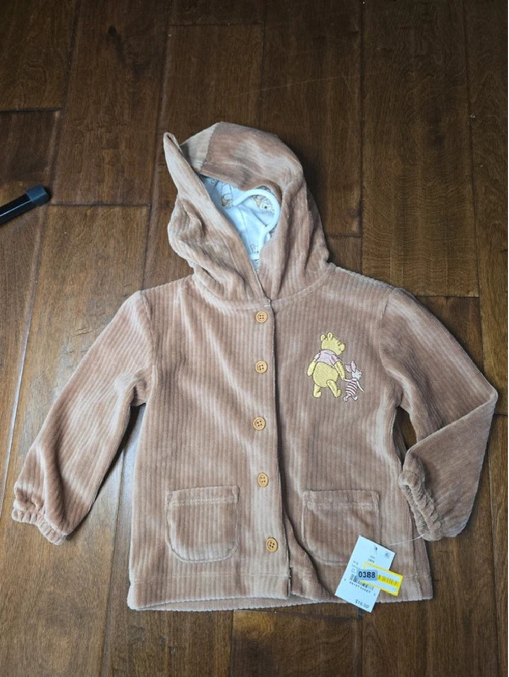 18m brand new disney winnie, the pooh cardigan. Item 388G4